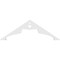 Ekena Millwork Pitch Heath Architectural Grade PVC Gable Pediment, 36"W x 12"H x 1"P (8/12) GPP036X012X100HEA - alternate 2
